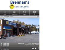 Tablet Screenshot of brennansservicecenter.com